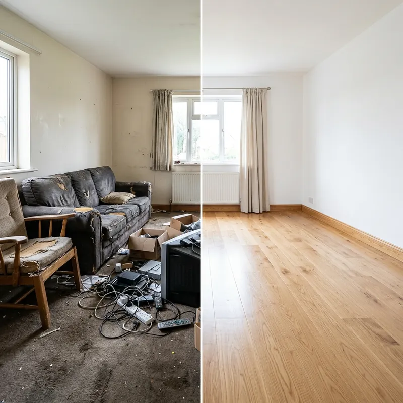 Furniture removal and cleanout service in Kenton, Hardin County, OH